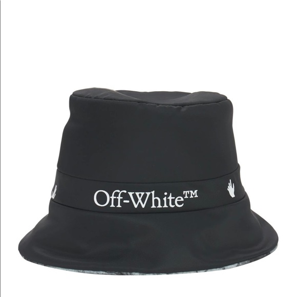Off-White Accessories - OFF-WHITE LOGO TECHNO RAIN CAP